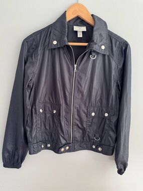 Proenza Schouler for Target navy blue nylon windbreaker bomber jacket XS